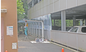② 塗料飛散